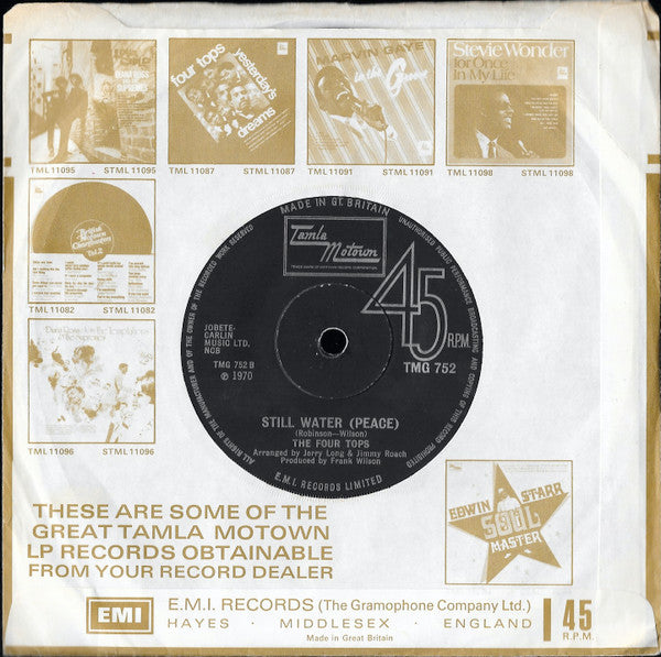 Four Tops : Still Water (Love) (7", Single, Sol)