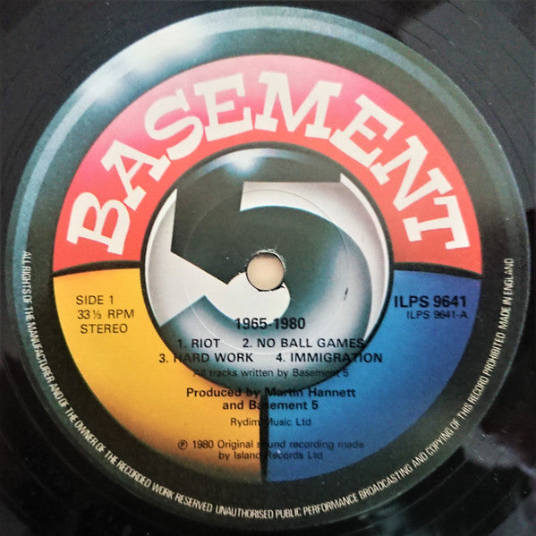 Basement 5 : 1965 - 1980 (LP)