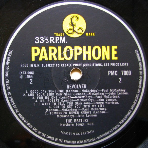 The Beatles : Revolver (LP, Album, Mono, E. )