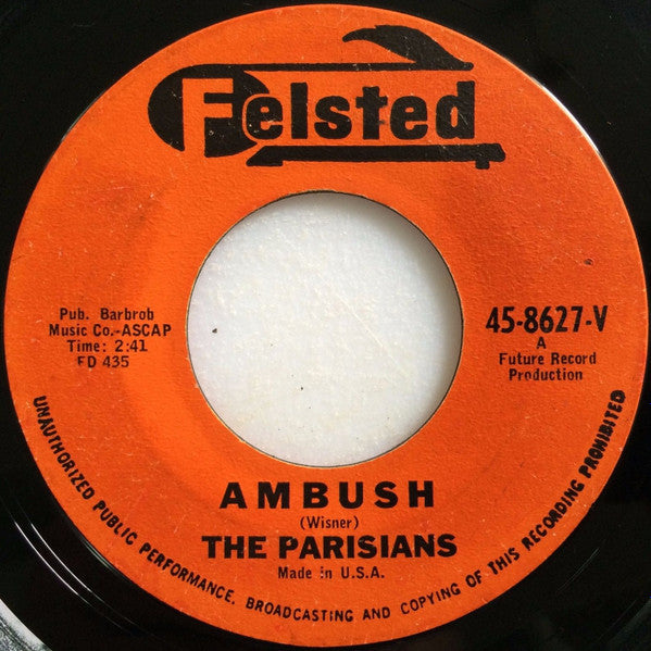 The Parisians (2) : Ambush / Fifi's Place (7", Single)