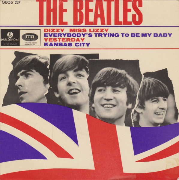 The Beatles : Dizzy Miss Lizzy (7", EP, Fir)