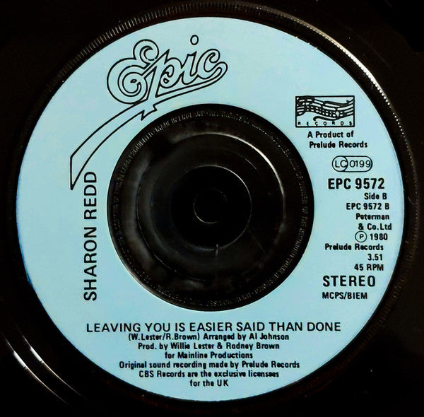 Sharon Redd : Can You Handle It (7", Single, Inj)