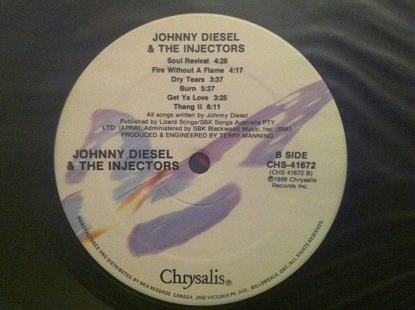 Johnny Diesel & The Injectors : Johnny Diesel & The Injectors (LP, Album)