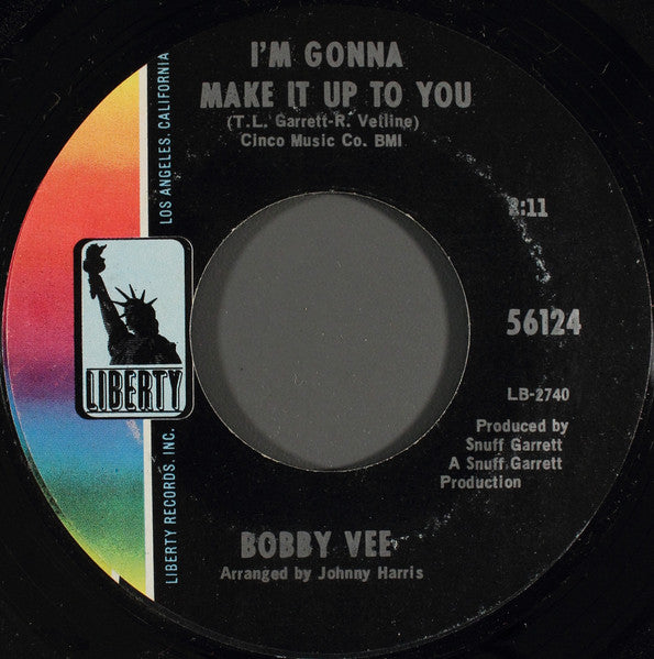 Bobby Vee : Let's Call It A Day Girl (7", Single)