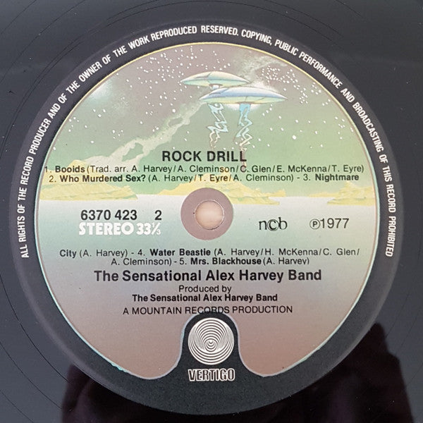 The Sensational Alex Harvey Band : Rock Drill (LP, Album)