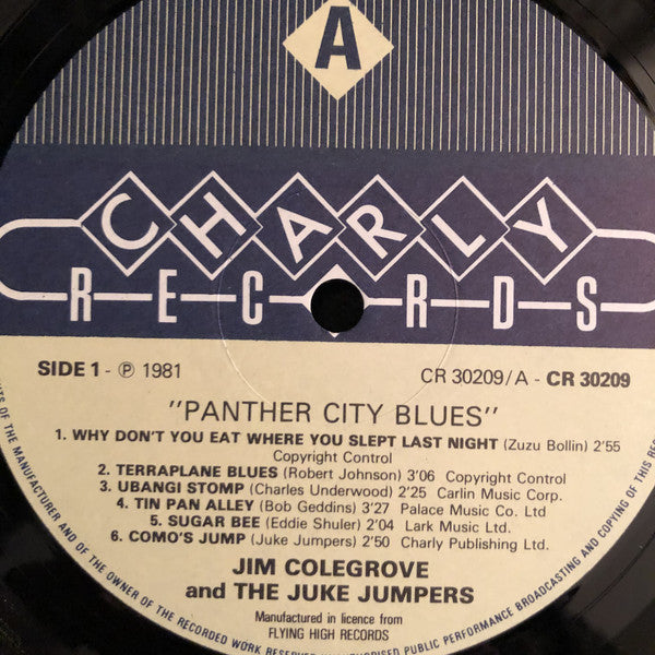 Jim Colegrove : Jim Colegrove's Panther City Blues (LP, Album)