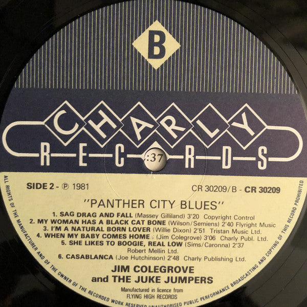 Jim Colegrove : Jim Colegrove's Panther City Blues (LP, Album)