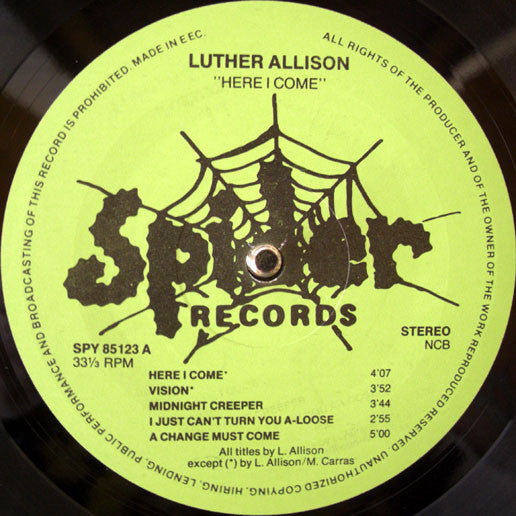 Luther Allison : Here I Come (LP, Album)