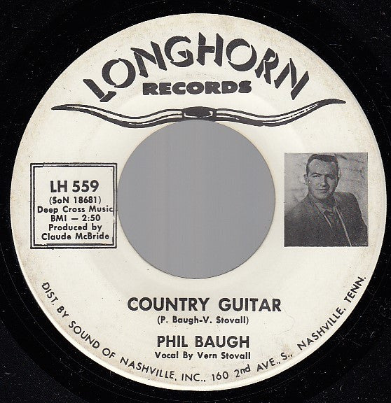 Phil Baugh : Country Guitar  (7", Single)