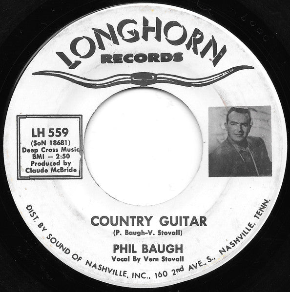 Phil Baugh : Country Guitar  (7", Single)