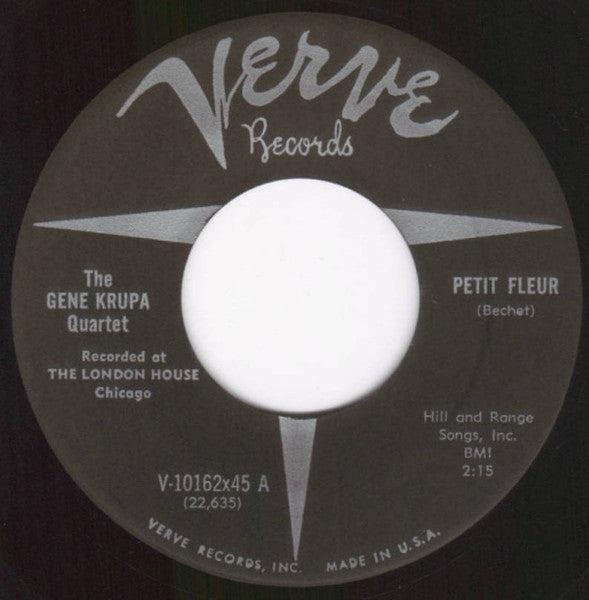 The Gene Krupa Quartet : Petit Fleur / Big Noise From Winnetka (7")