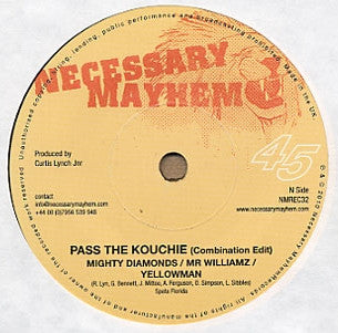 The Mighty Diamonds / Mr Williamz / Yellowman : Pass The Kouchie (Combination Edit) (7")