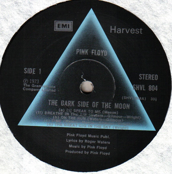 Pink Floyd : The Dark Side Of The Moon (LP, Album, RP, No )