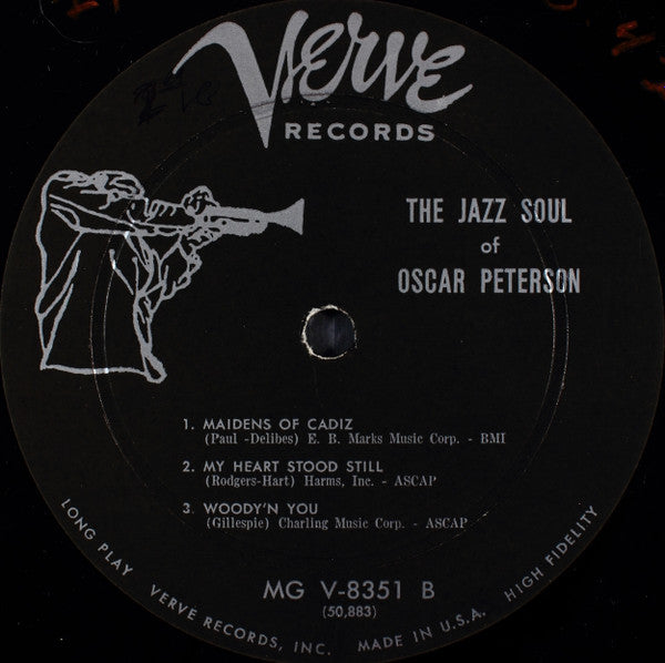 Oscar Peterson : The Jazz Soul Of Oscar Peterson (LP, Album, Mono)