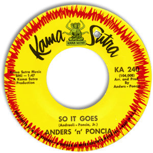 Anders & Poncia : So It Goes / Virgin To The Nite (7", Single)