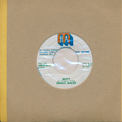 Dennis Walks / Mudies All Stars : Misty / Mitsy Dub (7", Single)