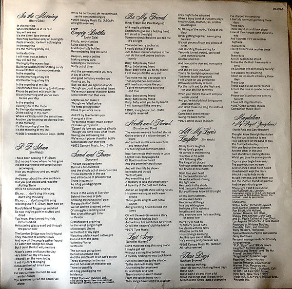 Jennifer Warnes : Jennifer (LP, Album, San)