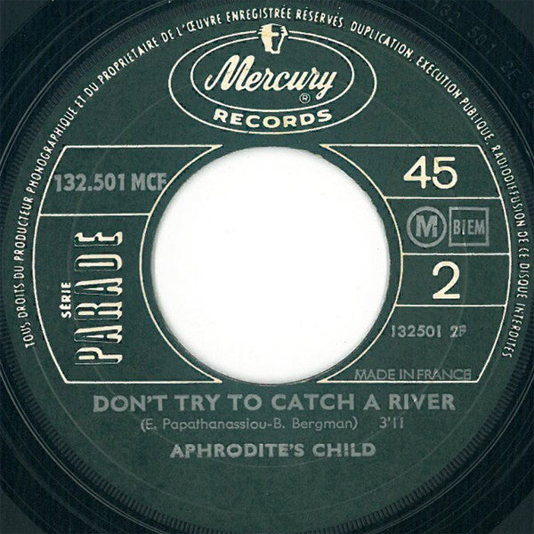 Aphrodite's Child : Rain And Tears (7", Single, Mono, Gre)