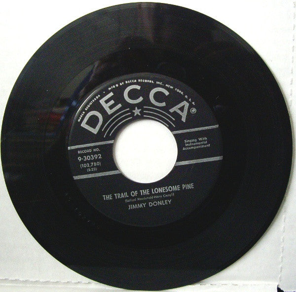 Jimmy Donley : The Trail Of The Lonesome Pine / South Of The Border (7", Single)