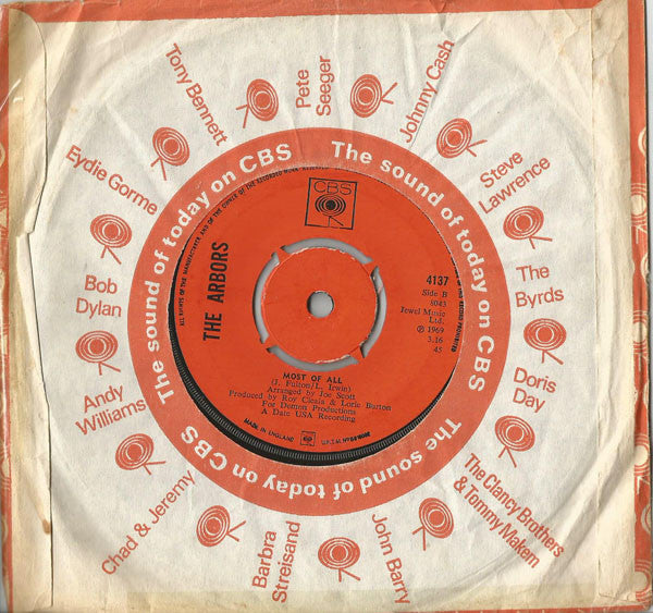 The Arbors : The Letter (7", Single)