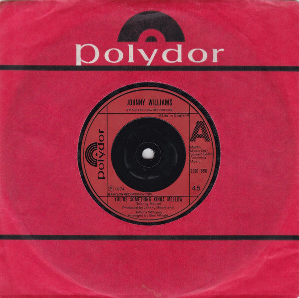 Johnny Williams (4) : You're Something Kinda Mellow (7")