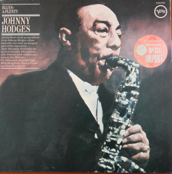 Johnny Hodges : Blues-A-Plenty (LP, RE)