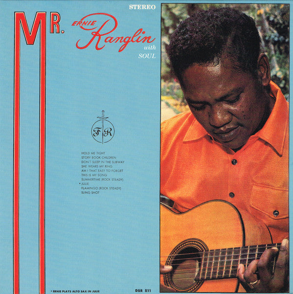 Ernest Ranglin : Mr. Ernie Ranglin With Soul (LP, Album, RE)