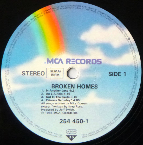 The Broken Homes : Broken Homes (LP, Album)