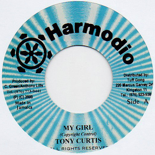 Tony Curtis : My Girl (7")