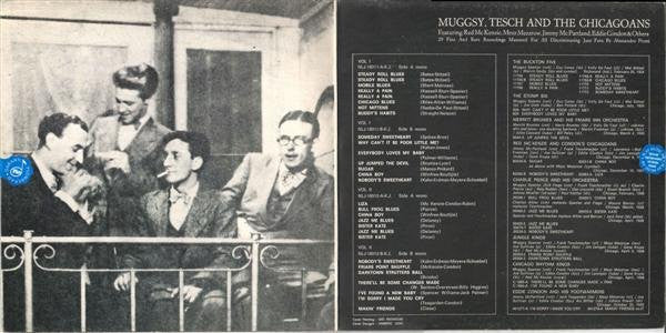 Various : Muggsy, Tesch And The Chicagoans (2xLP, Comp, Mono)
