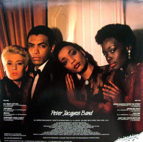 Peter Jacques Band : Dancing In The Street (LP, Album)