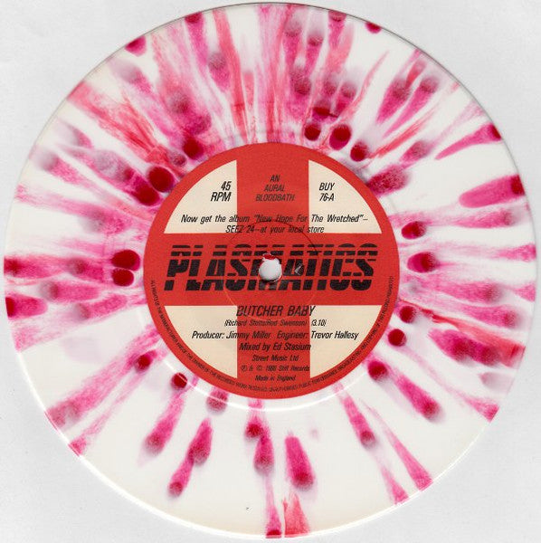 Plasmatics (2) : Butcher Baby (7", Single, Red)