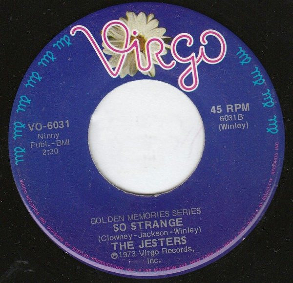 The Jesters (2) : Love No One But You / So Strange (7", Single, RE)