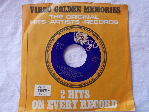 The Jesters (2) : Love No One But You / So Strange (7", Single, RE)