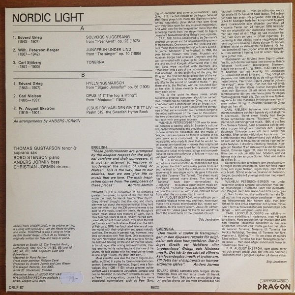 Anders Jormin, Thomas Gustafson, Bobo Stenson, Christian Jormin : Nordic Light (LP, Album)
