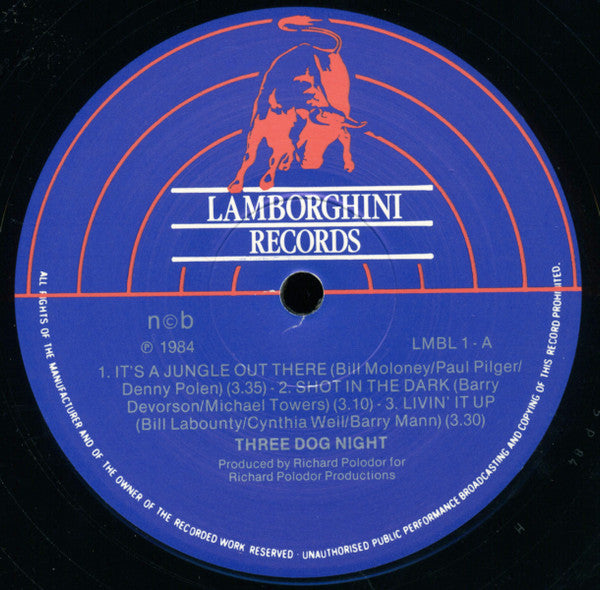 Three Dog Night : It's A Jungle (LP, Album)