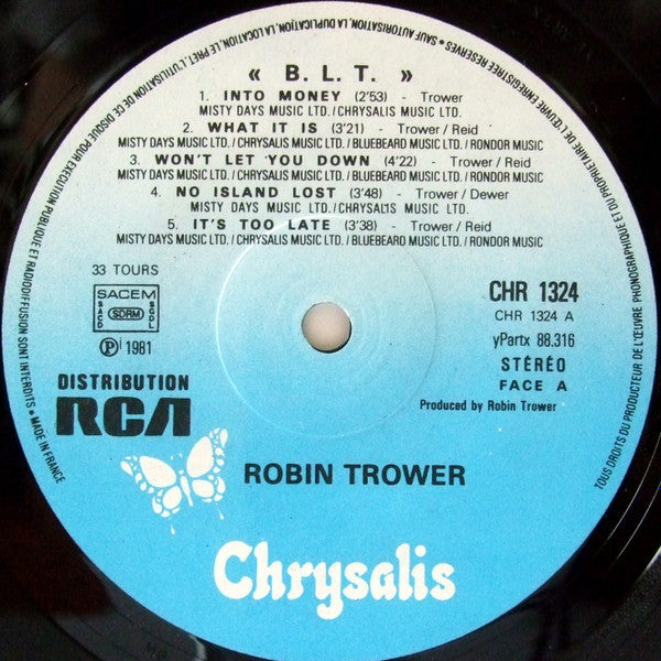 Robin Trower / Bill Lordan / Jack Bruce : B.L.T. (LP, Album)