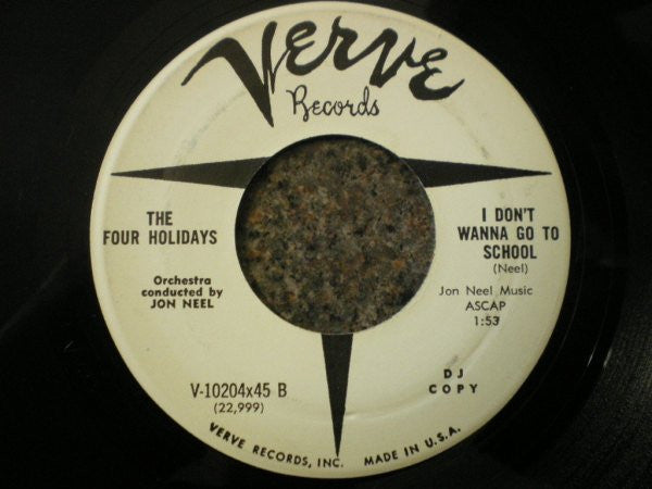 The Four Holidays : Love Ya' Baby (7", Single, Promo)