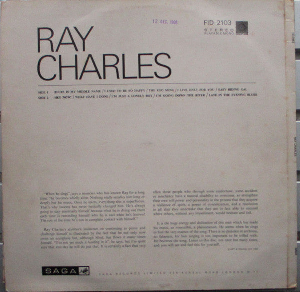 Ray Charles : Ray Charles (LP, Comp)