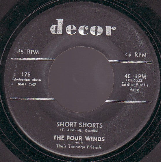 The Four Winds (5) : Short Shorts / Five Minutes More (7", Single)