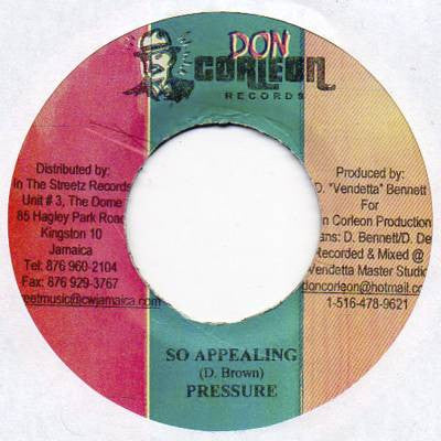 Pressure (15) : So Appealing (7")