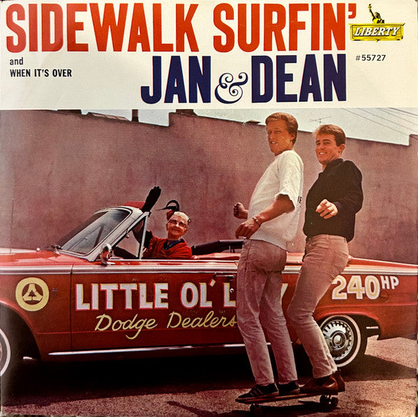 Jan & Dean : Sidewalk Surfin' (7", Single, Styrene, She)