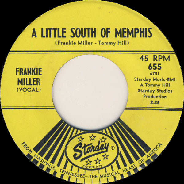 Frankie Miller (2) : Too Hot To Handle / A Little South Of Memphis (7")