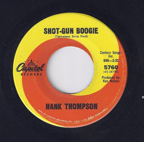 Hank Thompson : Shot-Gun Boogie / Humpty Dumpty Heart (7", Single)