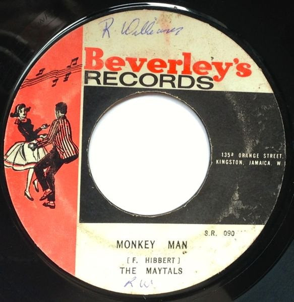 The Maytals : Monkey Man / Day And Night (7", Single)