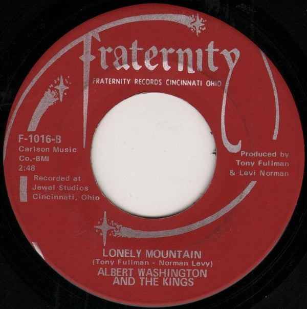 Albert Washington And The Kings : Turn On The Bright Lights (7")