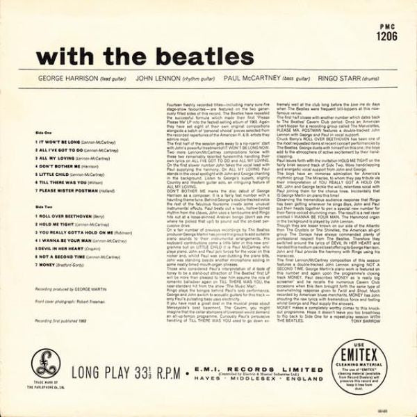 The Beatles : With The Beatles (LP, Album, Mono)