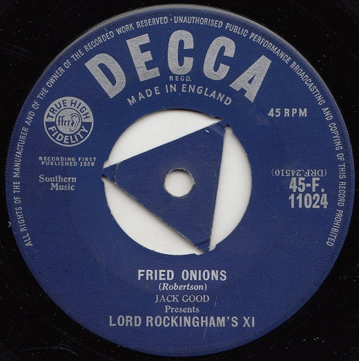 Jack Good Presents Lord Rockingham's XI : The Squelch (7", Single)