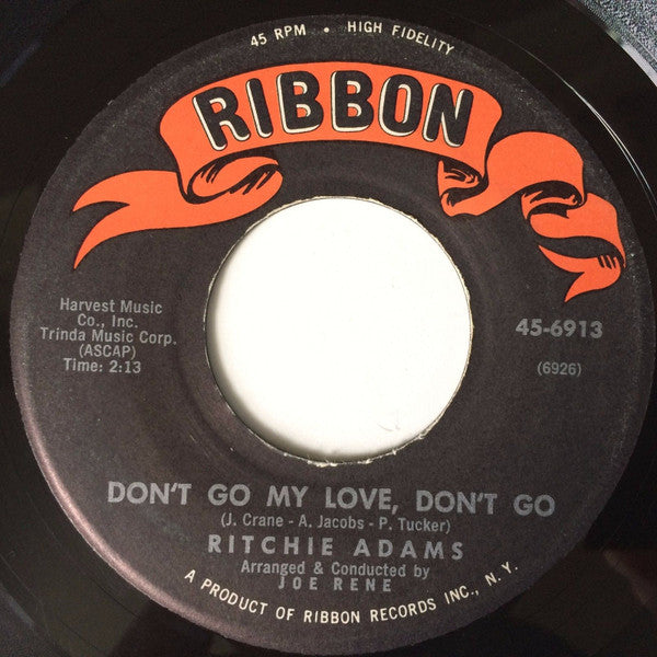 Ritchie Adams : Back To School  (7")