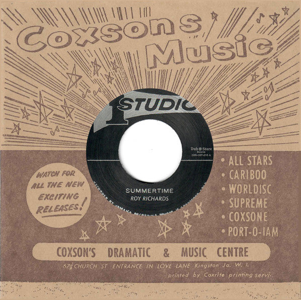 Roy Richards / Sound Dimension : Summertime / Soulful Strut (7", RE)